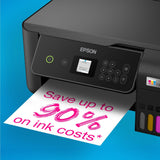 Epson ecotank et-2871 a4 multifunktions wi-fi-printer med blækbeholder alt-i-én inkjetprinter (sort, scan, kopi, wi-fi, inklusive op til 3 års blæk)