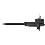 Brennerstuhl comfort-line plus fatning med fladt stik 4x sort 2m h05vv-f 3g1.5 - 1153100100