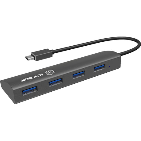 Icy box ib-ac6405-c usb hub (antracit, usb type-c hub)