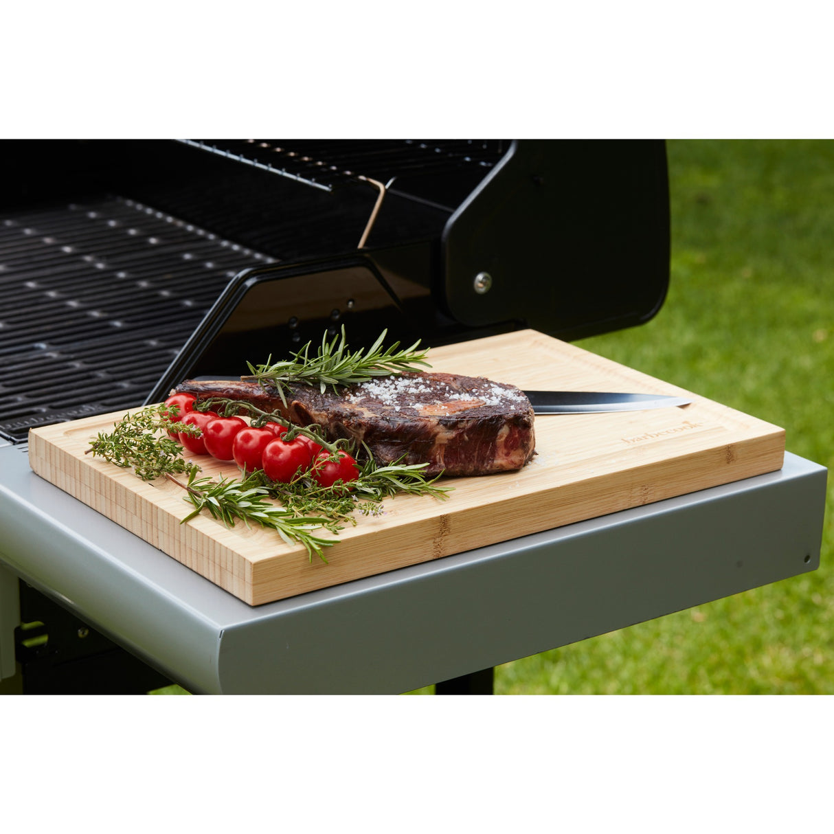 Barbecook bambus skærebræt med juicekanal (fsc 100%)