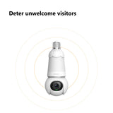 Imou bulb cam 2k sikkerhedskamera (hvid, e26 e27 universal skruefitting)