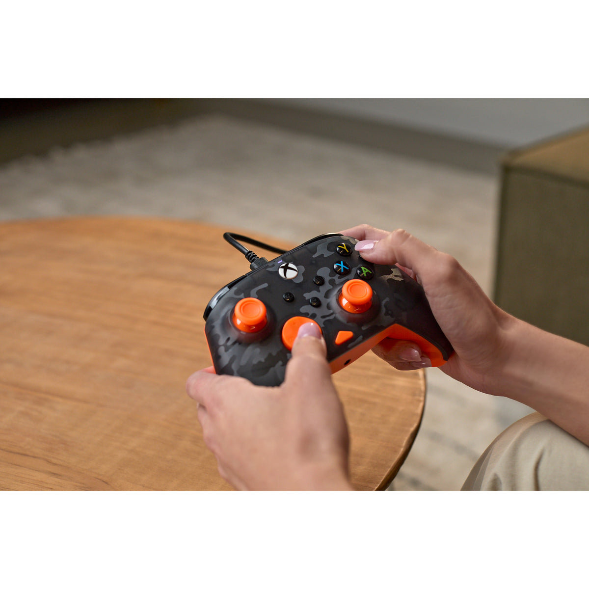 Turtle Beach Rematch Core Wired Controller (Black Orange, Xbox Series X|S, Xbox One, PC)