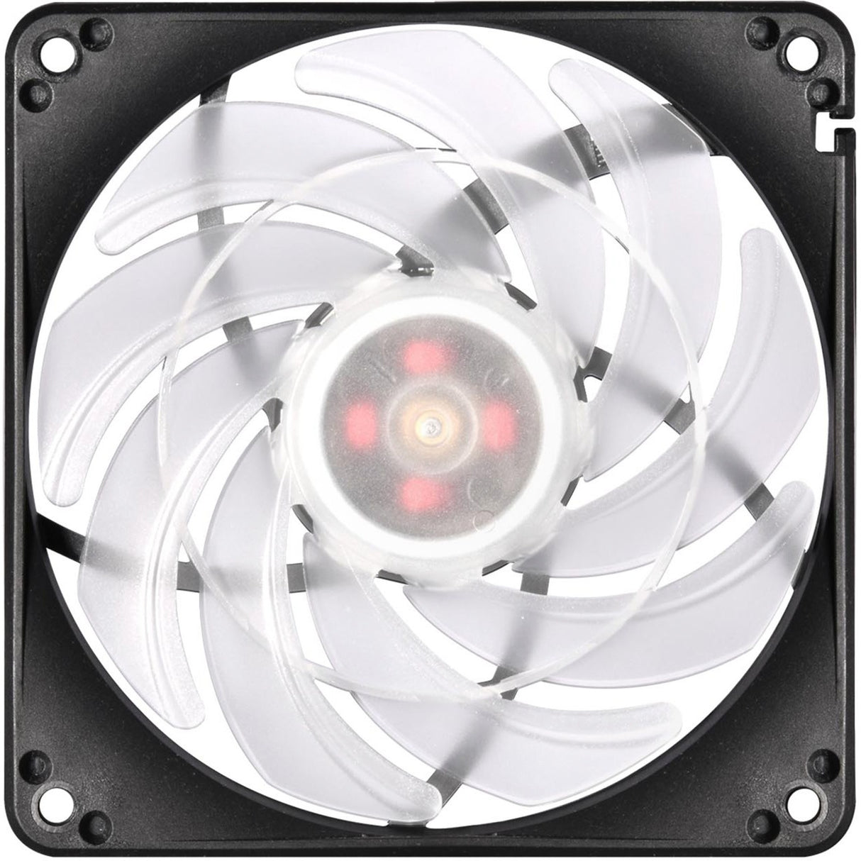 Silverstone sst-fw124-argb 120x120x15 kabinet blæser (sort, 120 x 120 x 15 mm, pwm)