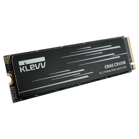 Klevv cras c910g 2 tb ssd (zwart, k02tbm2sp0-10g, pcie gen 4.0 x4, nvme 2.0)