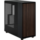 Fractal Design North XL RC Charcoal Black TG Dark Midi Tower Housing (sort træfarve | 2x USB-A | 1x USB-C | hærdet glas)