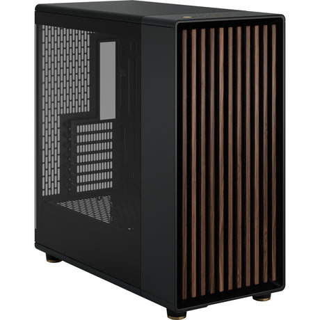 Fractal Design North XL RC Charcoal Black TG Dark Midi Tower Housing (sort træfarve | 2x USB-A | 1x USB-C | hærdet glas)