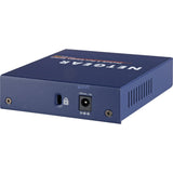 Netgear gs105ge switch (blå, detail)