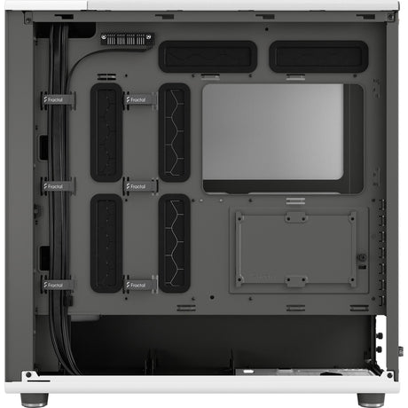 Fractal design nord xl midi tårnhus (hvid træfarve | 2x USB-A | 1x USB-C)