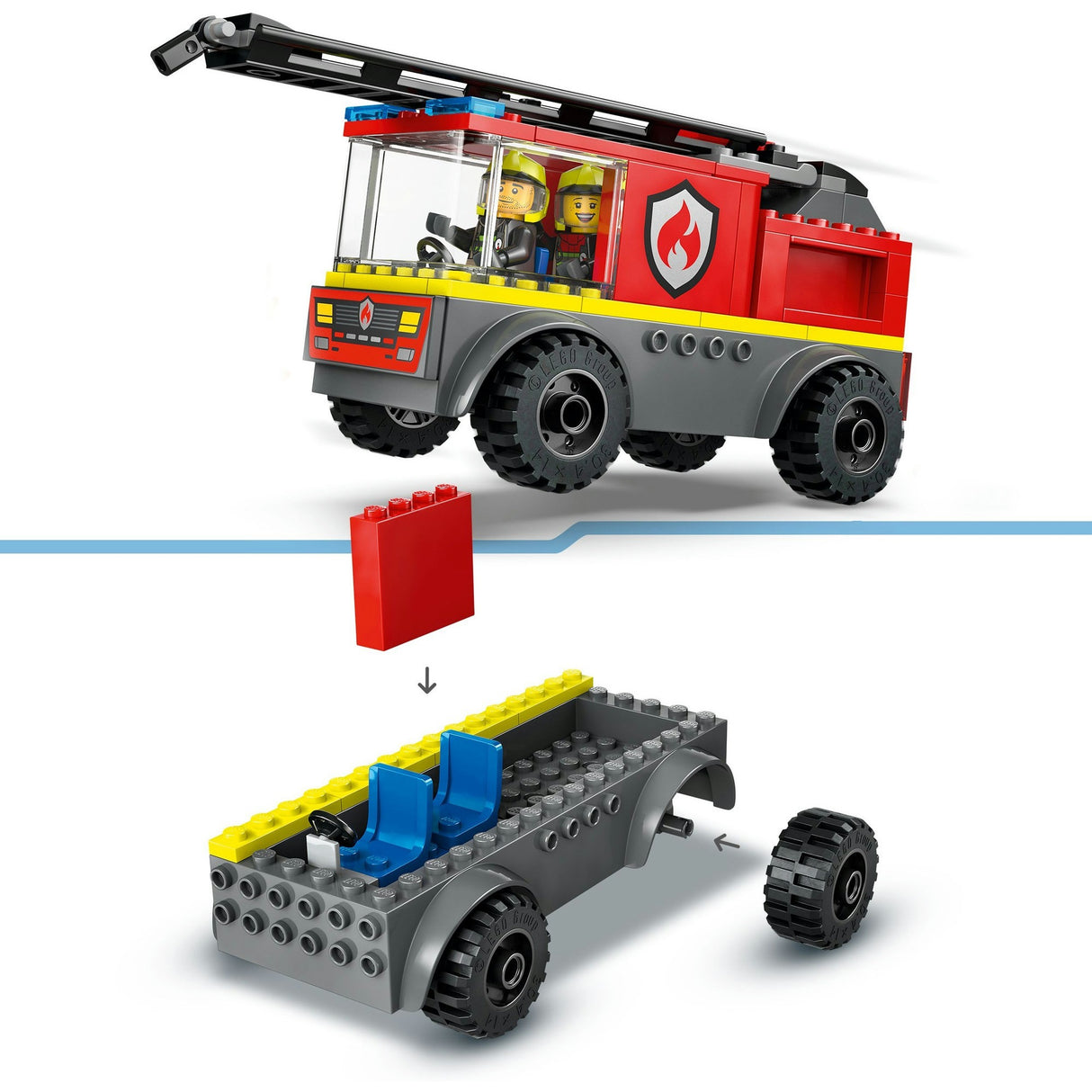 Lego city brandbil gave til børn - 60463