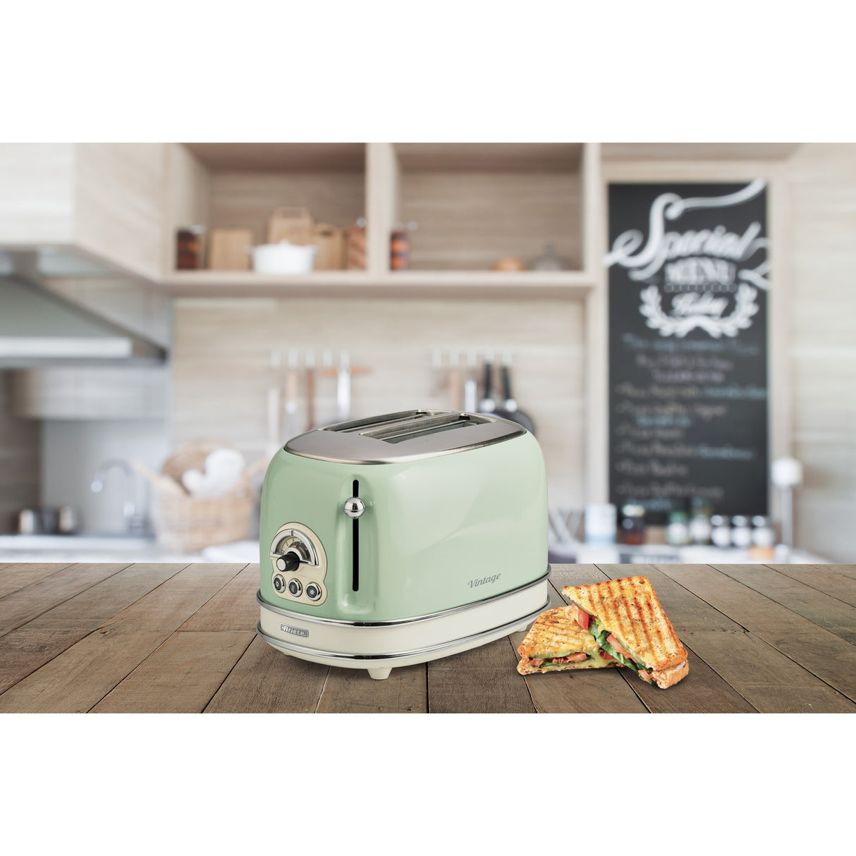 Ariete vintage brødrister 0155 14 (lysegrøn)