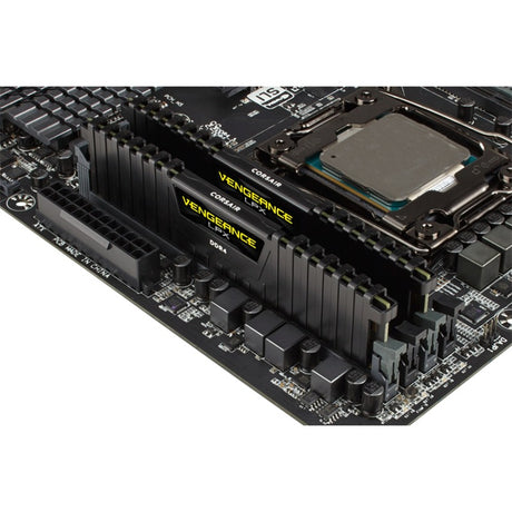 Corsair 16 gb ddr4-3000 (2x 8 gb) werkgeheugen (zwart, cmk16gx4m2d3000c16, xmp 2.0)