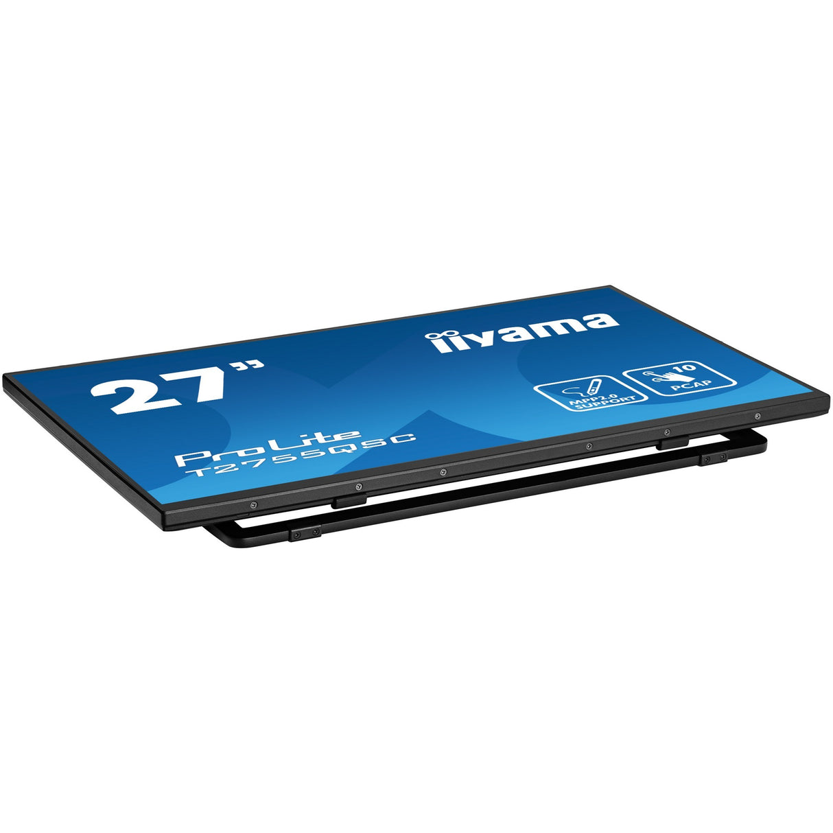 Iiyama Prolite T2755QSC-B1 27 touchscreen-skærm (sort, HDMI, skærmport, 2x USB-A, USB-B)