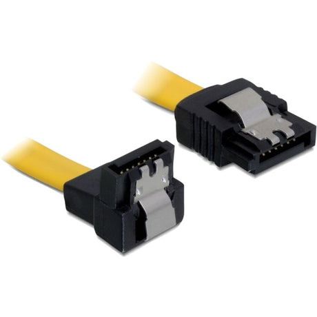 Delock sata han lige > sata han vinklet kabel (gul, 0,5 meter)