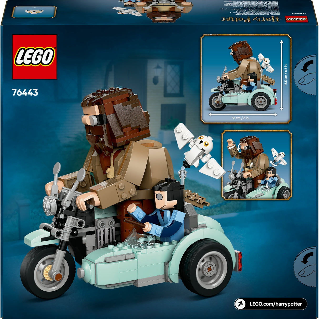Lego Harry Potter™ Hagrid™ og Harrys magiske motorcykeltur - 76443