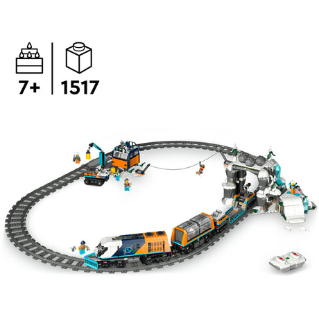 Lego city forskningstog på nordpolen køretøjslegetøj - 60470
