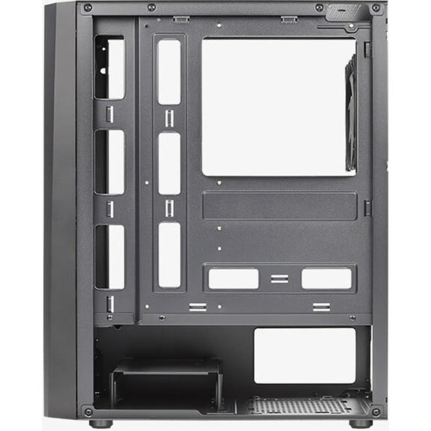 Aerocool delta g-bk-v1 midi tårnhus (sort | 3x usb-a | rgb | hærdet glas)