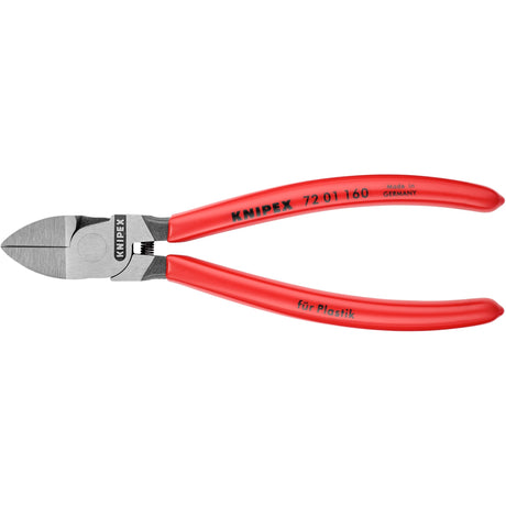 Knipex sideskæretang til plast | plastbelagt | 160 mm - 7201160