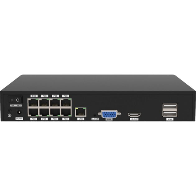 Foscam poe kit fna108e-t4-2t sikkerhedskamerasæt (sort)