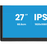 Iiyama prolite x2792hsu-b1 27 skærm (sort (mat), HDMI, skærmport, 2x USB-A, USB-B, 120 Hz)
