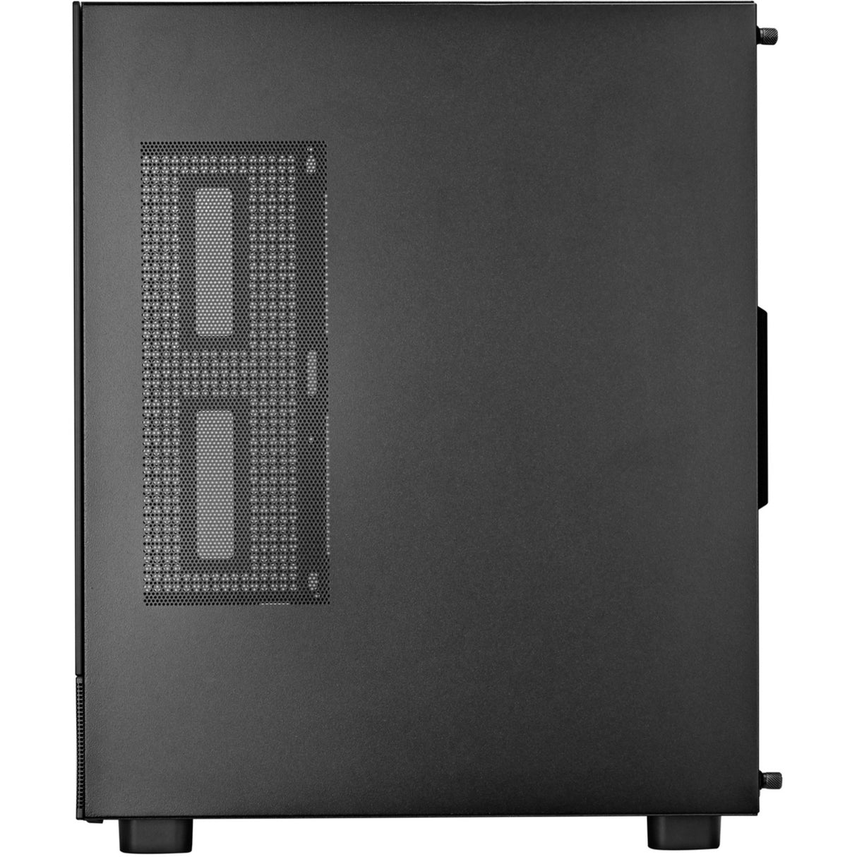 Silverstone lucid 04 mini tårnhus (sort | 2x USB-A | 1x USB-C | RGB | hærdet glas)