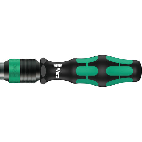 Wera bit håndholder 813 r med rapidaptor bit holder skruetrækker (sort grøn, 90 mm)
