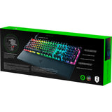 Razer Huntsman V3 Pro RGB mekanisk gaming-tastatur (sort, amerikansk layout (QWERTY), Analog Optical Gen 2, 100 %, Double-Shot PBT)