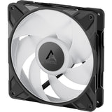Arctic p14 pro a-rgb kabinet blæser (sort, 140 x 140 x 27 mm, pwm)