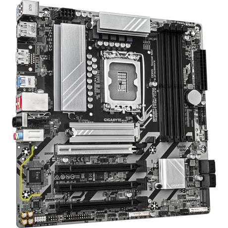 Gigabyte B860M DS3H WiFi 6E Socket 1851 bundkort (RAID, 2,5 GB LAN, WiFi 6E, BT, lyd, µATX)