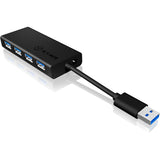 Icy box ib-ac6104 usb 3.0 usb hub (sort)