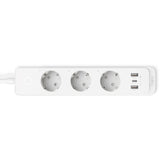 Tp-link Tapo P300 smart WiFi-stik (hvid, 2x USB-A, 1x USB-C, WiFi, Bluetooth 4.2)