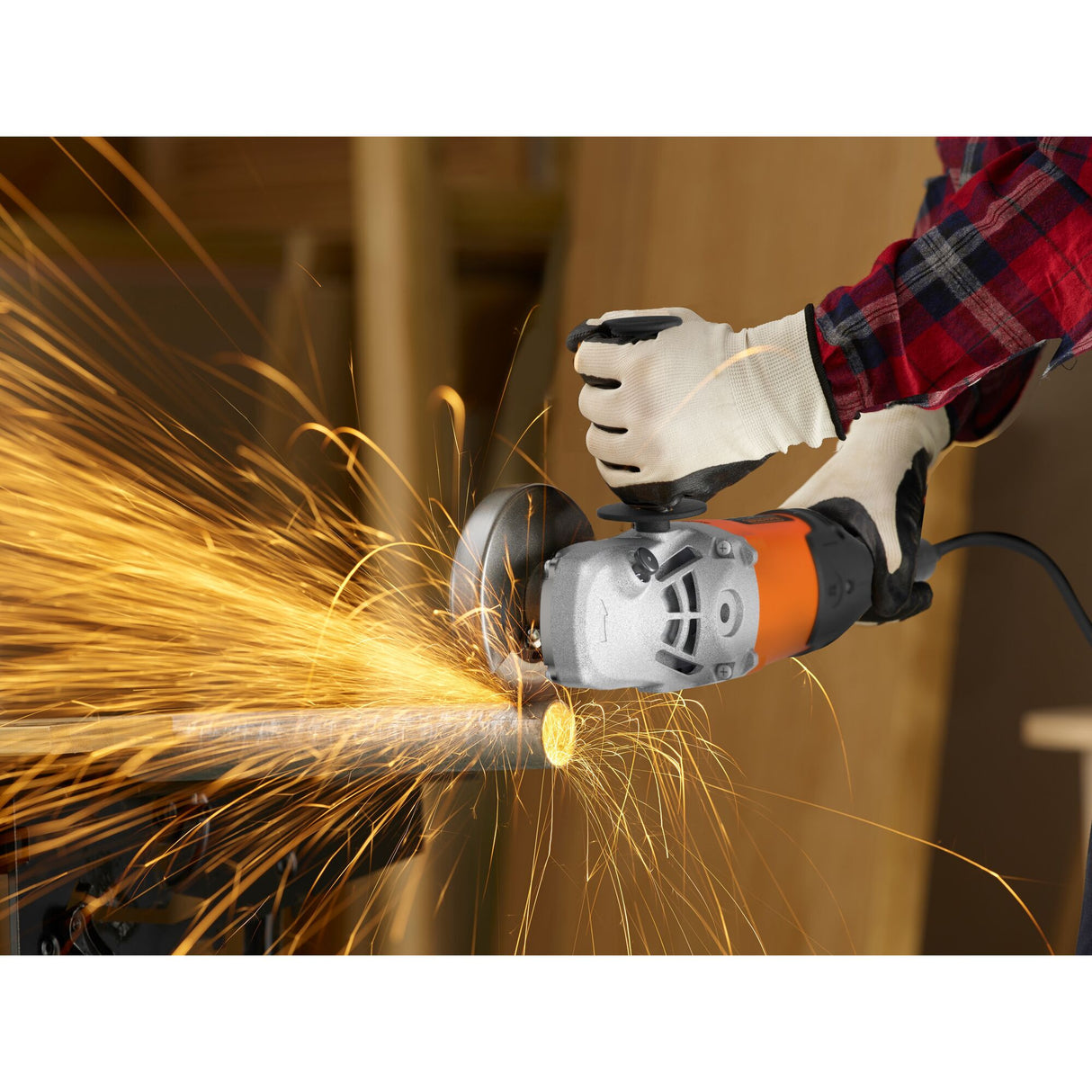 Black+decker bdgl2223-qs 2200w 230mm vinkelsliber (sort orange)