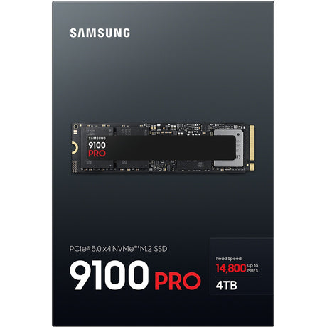Samsung mz-vap4t0bw 9100 pro pcie® 5.0 nvme™ m.2 SSD - 4 TB, 4 TB, M.2, 14800 MB s