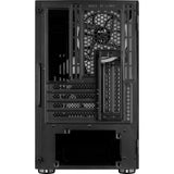 Aerocool atomic v2 mini tårnhus (sort | 2x USB-A | vindue)