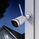 Foscam fi9911w, 3mp wifi udendørs ip sikkerhedskamera (hvid)