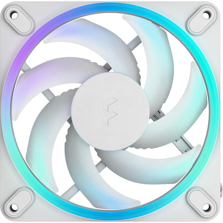 Fractal design momentum 12 rgb kabinet blæser (hvid, 120 x 120 x 25 mm, pwm)