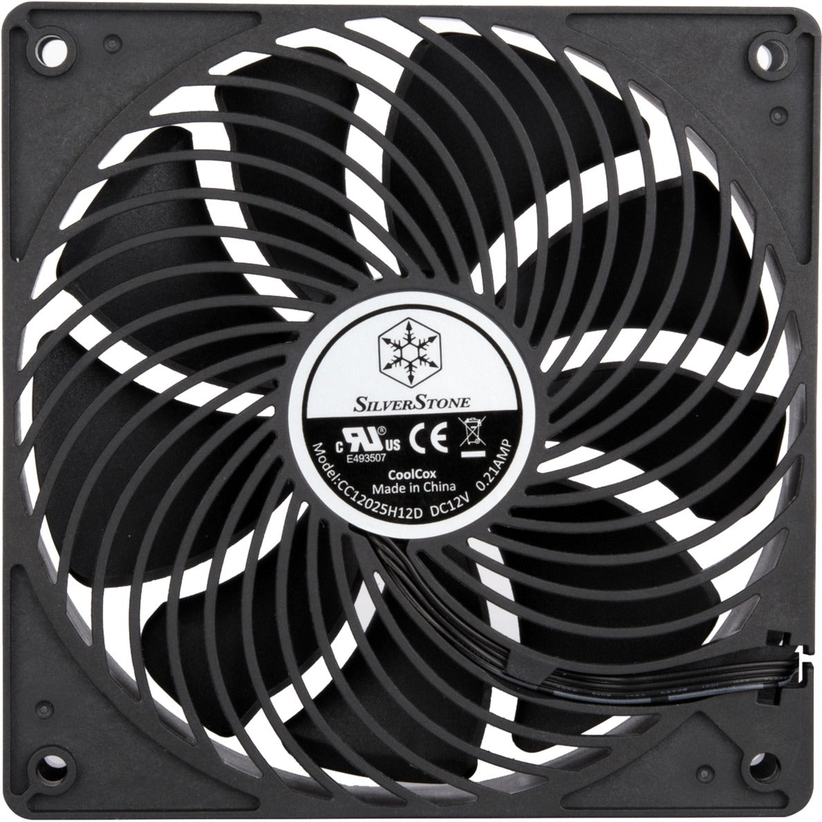 Silverstone air penetrator 120i pro case ventilator (sort, 120 x 120 x 25 mm, pwm)