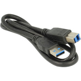 Delock USB 3.0 > 4x gigabit LAN-adapter (sort, 80 centimeter)