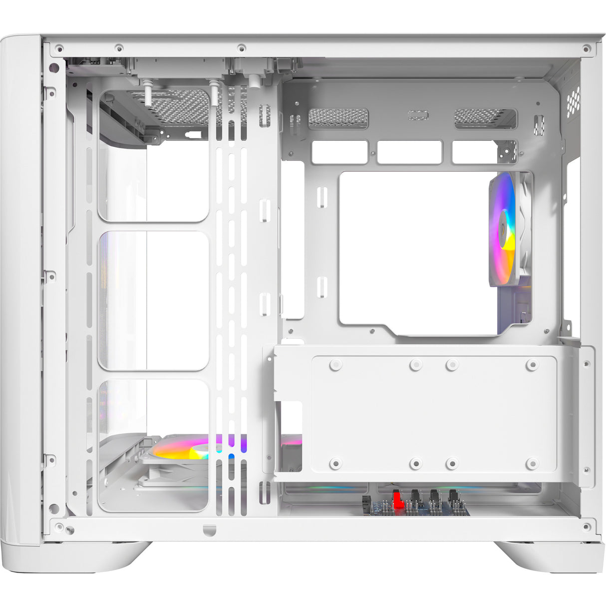 Antec c5 curve argb midi tårnhus (hvid | 2x USB-A | 1x USB-C | hærdet glas)