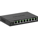 Netgear 8-ports 2.5G multi-gigabit ethernet uadministreret switch (sort, uadministreret)