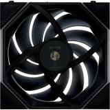 Lian Li Uni Fan TL 120 Wireless Reverse Blade RGB Case Fans (sort, 3 stk, 120 x 124 x 28 mm, PWM, inkl. controller)