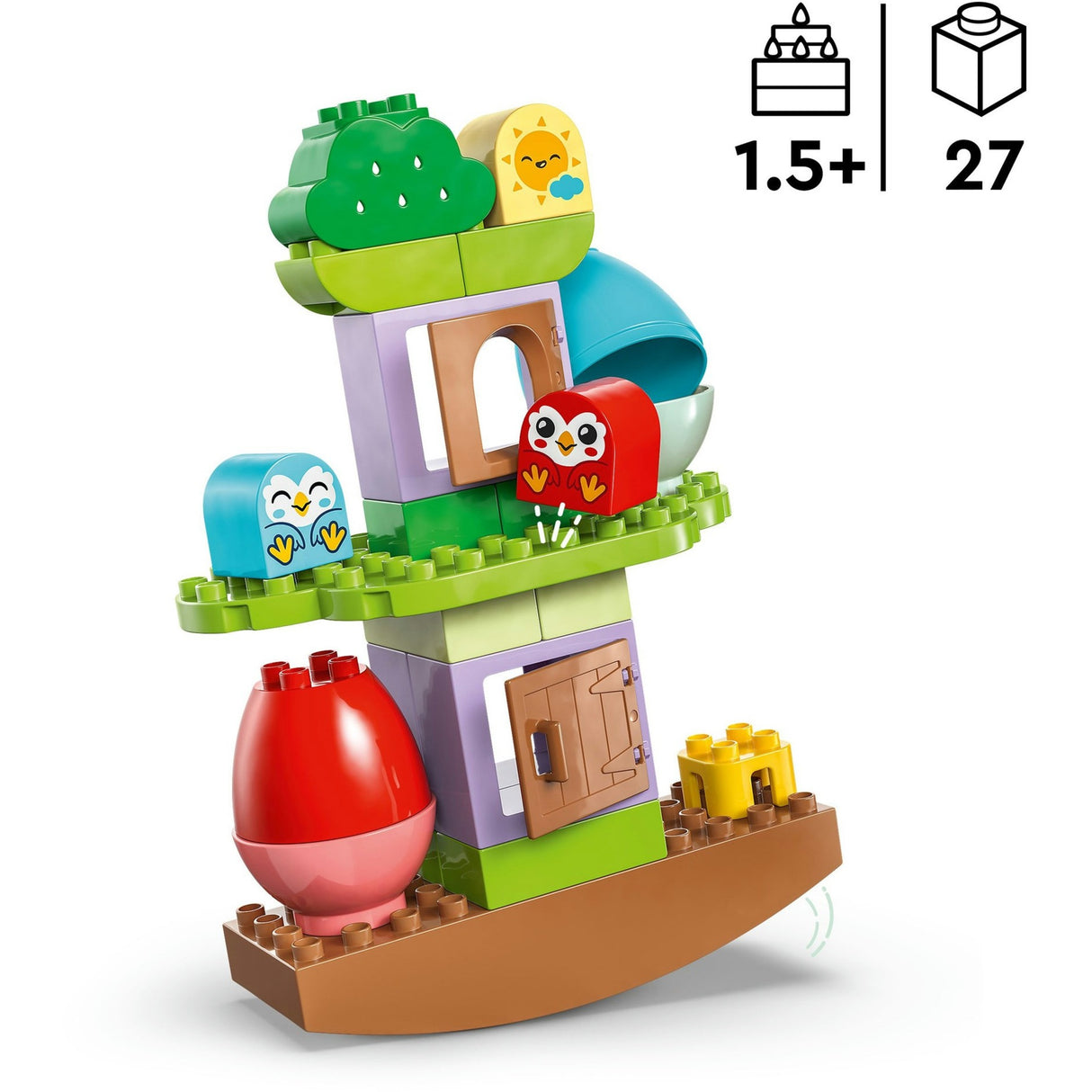 Lego Duplo mit første 10440 balance- og stabletræ