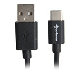 Sharkoon USB-A 2.0 - USB-C-kabel (sort, 0,5 meter)