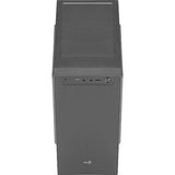 Aerocool CS-108 mini tårnhus (sort | 2x USB-A)