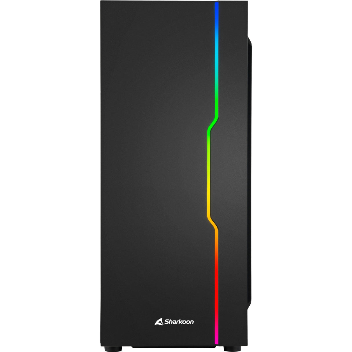 Sharkoon rgb skyder midi tårnhus (sort | 3x usb-a | rgb | hærdet glas)