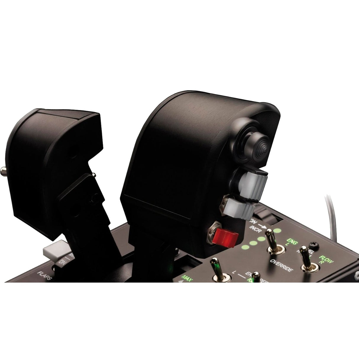 Thrustmaster Hotas Warthog Joystick og Throttle Gaming Hotas (sort sølv, pc)