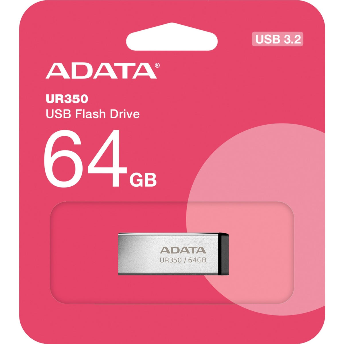 Adata ur350 64 GB USB-stick (nikkelsort, USB-A 3.2 gen 1 (5 GBit s))
