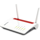Fritz! box 6850 lte international wlan lte router (hvid rød, 4g (lte), 3g 3g+ (umts hspa+), mesh wi-fi)