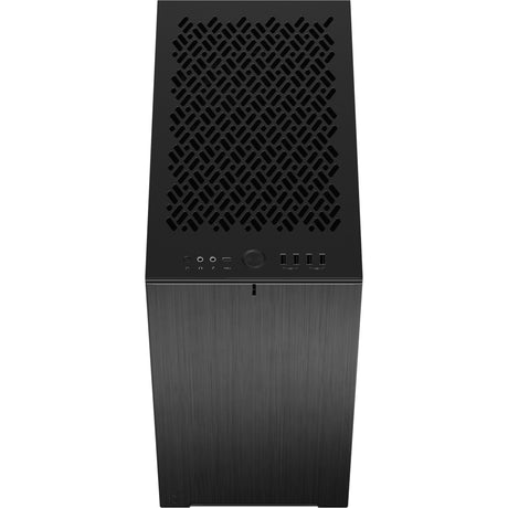 Fraktal design definerer 7 mini sort solid midi tårnhus (sort | 4x USB-A | 1x USB-C)