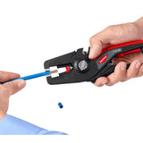 Knipex automatisk afisoleringstang | længde 195 mm | 0,08-16 (awg 28-5) mm² | 1 stk - 12 52 195 - 12 52 195