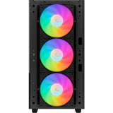 Deepcool CH560 MIDI Tower-hus (sort | 1x USB-A | 1x USB-C | RGB | vindue)